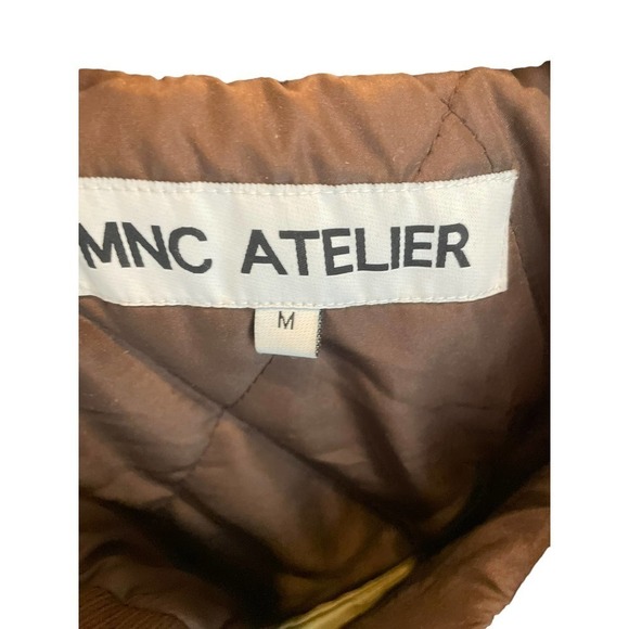 New $485 MNC ATELIER OLIVE FLIGHT JACKET - Picture 11 of 11